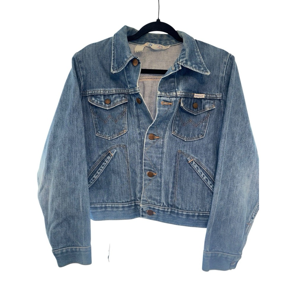 Vintage 70s Wrangler Men's (20)‎ No Fault Sanfor Set Denim Jacket USA Landman